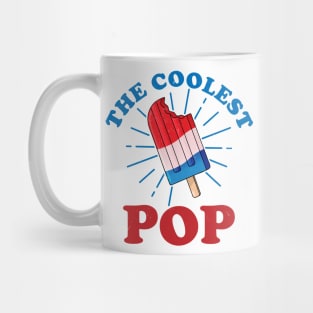 The Coolest Pop Ever Funny Frozen Ice Pop Fathers Day Mug